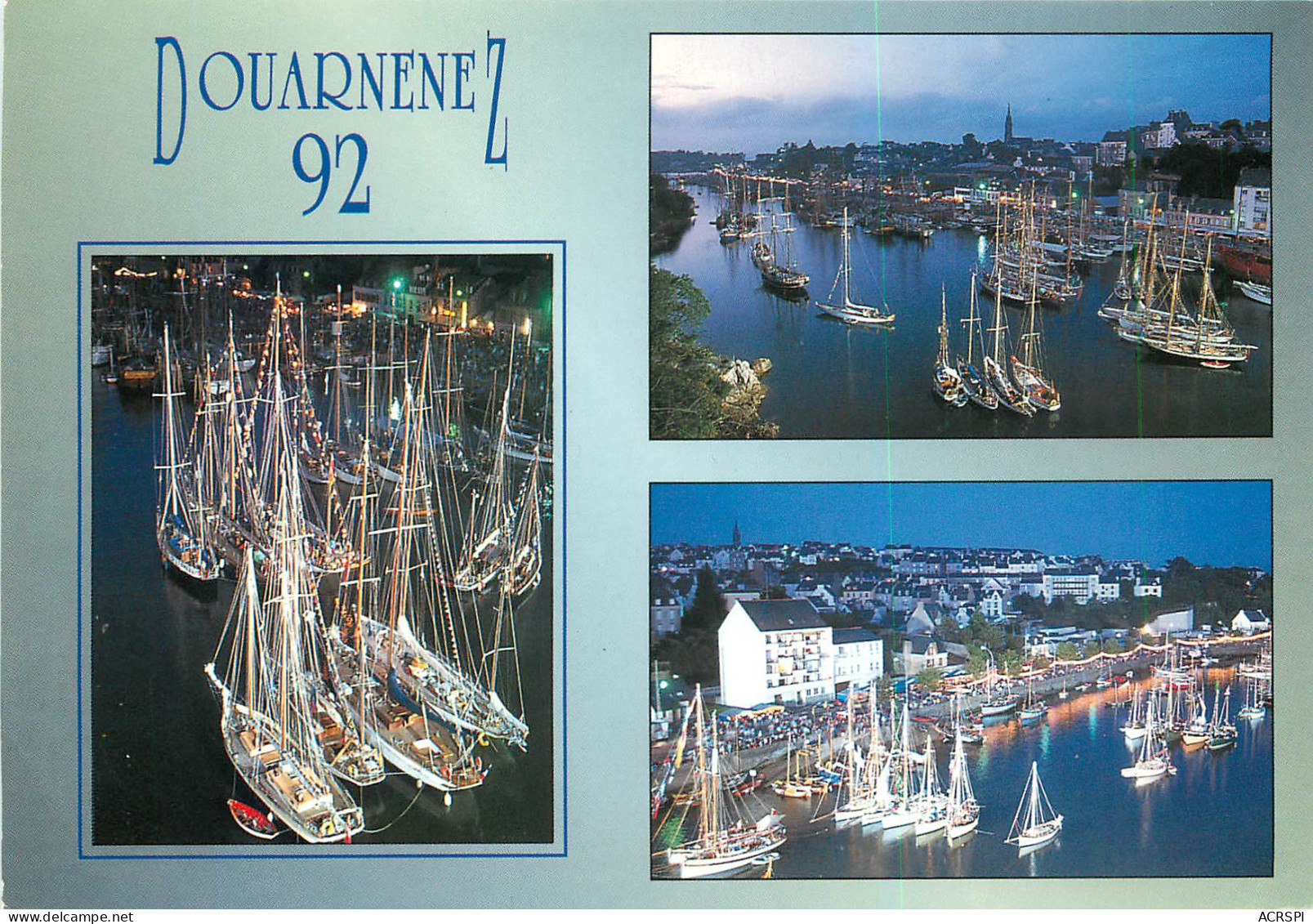 DOUARNENEZ La Fete De Nuit Au Port Rhu 3 (scan Recto Verso)MF2725 - Douarnenez