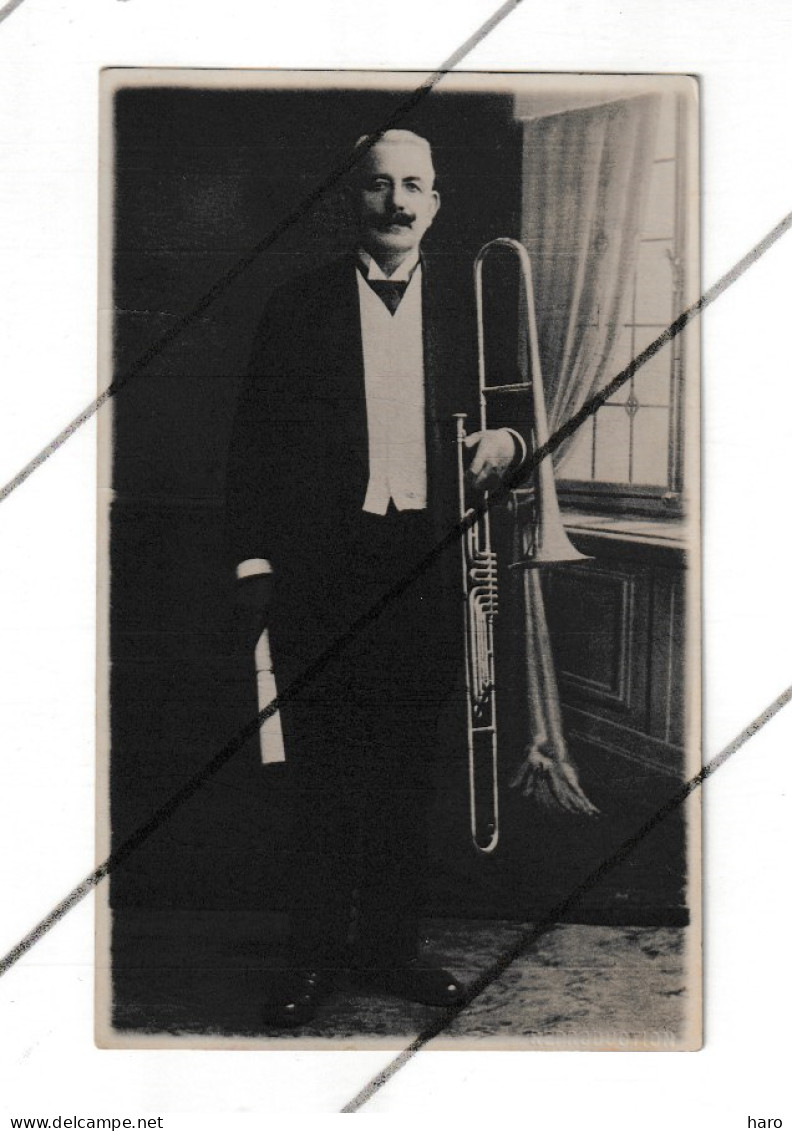 LIEGE - Carte De Présentation Du Musicien François THYSSE Envoyée Au Commissaire De Police De Jemeppe En 1931 ( B375 ) - Musik Und Musikanten