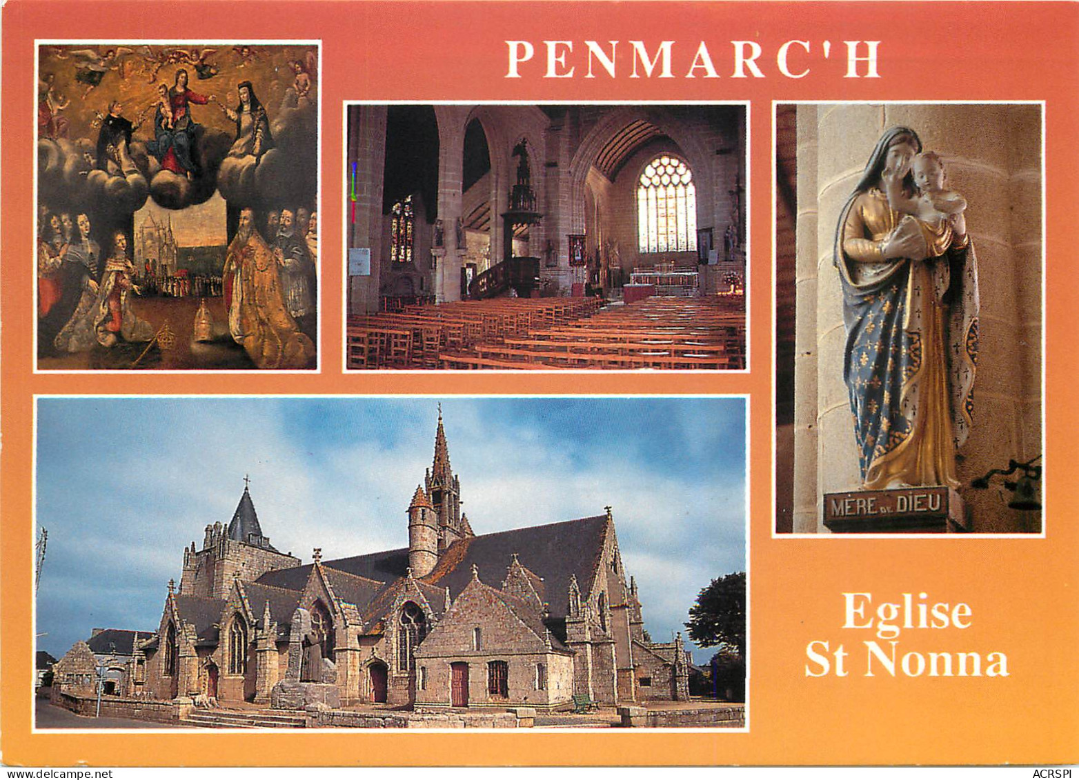 PENMARC H L Eglise Saint Nonna 27(scan Recto Verso)MF2726 - Penmarch