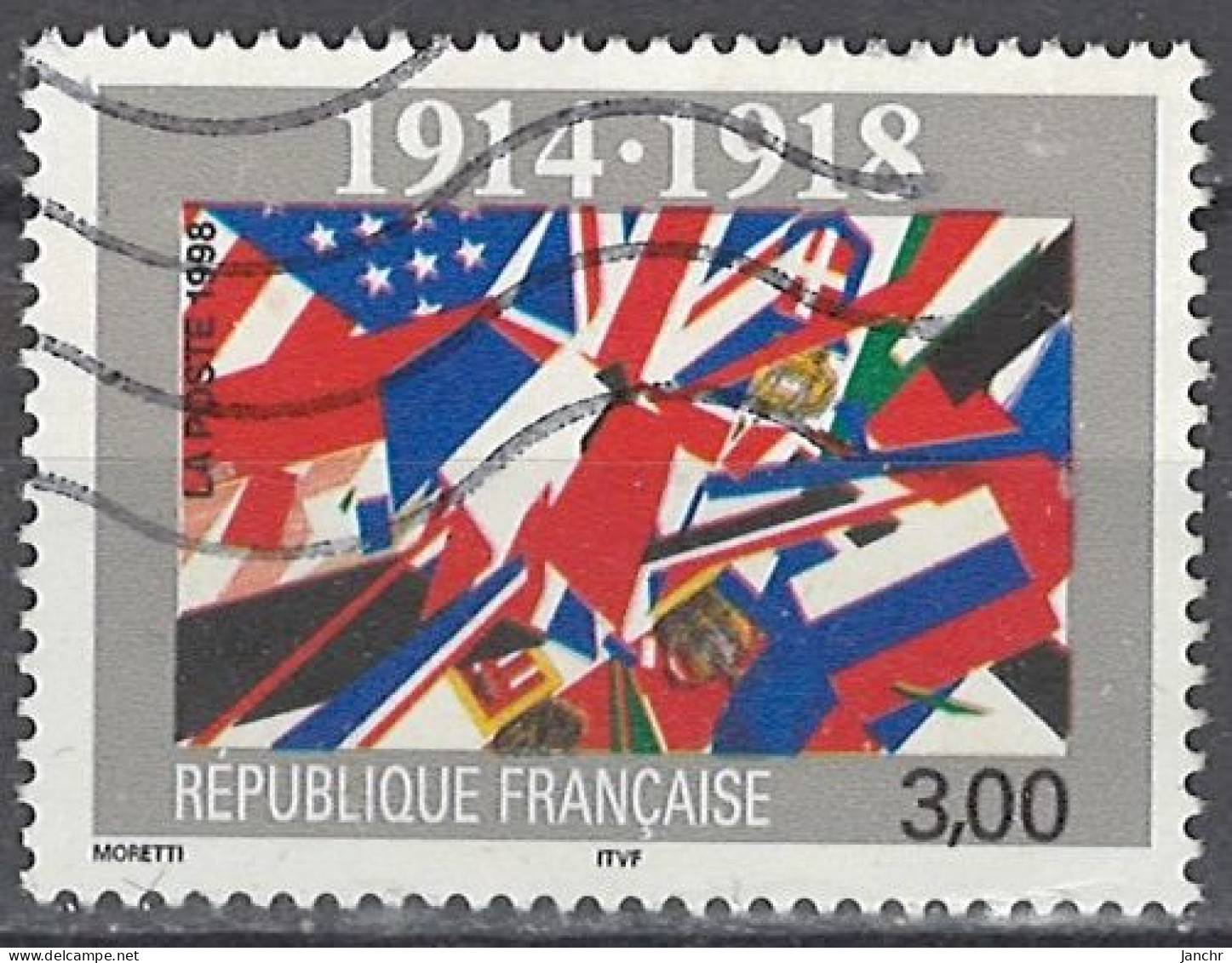 France Frankreich 1998. Mi.Nr. 3339, Used O - Used Stamps