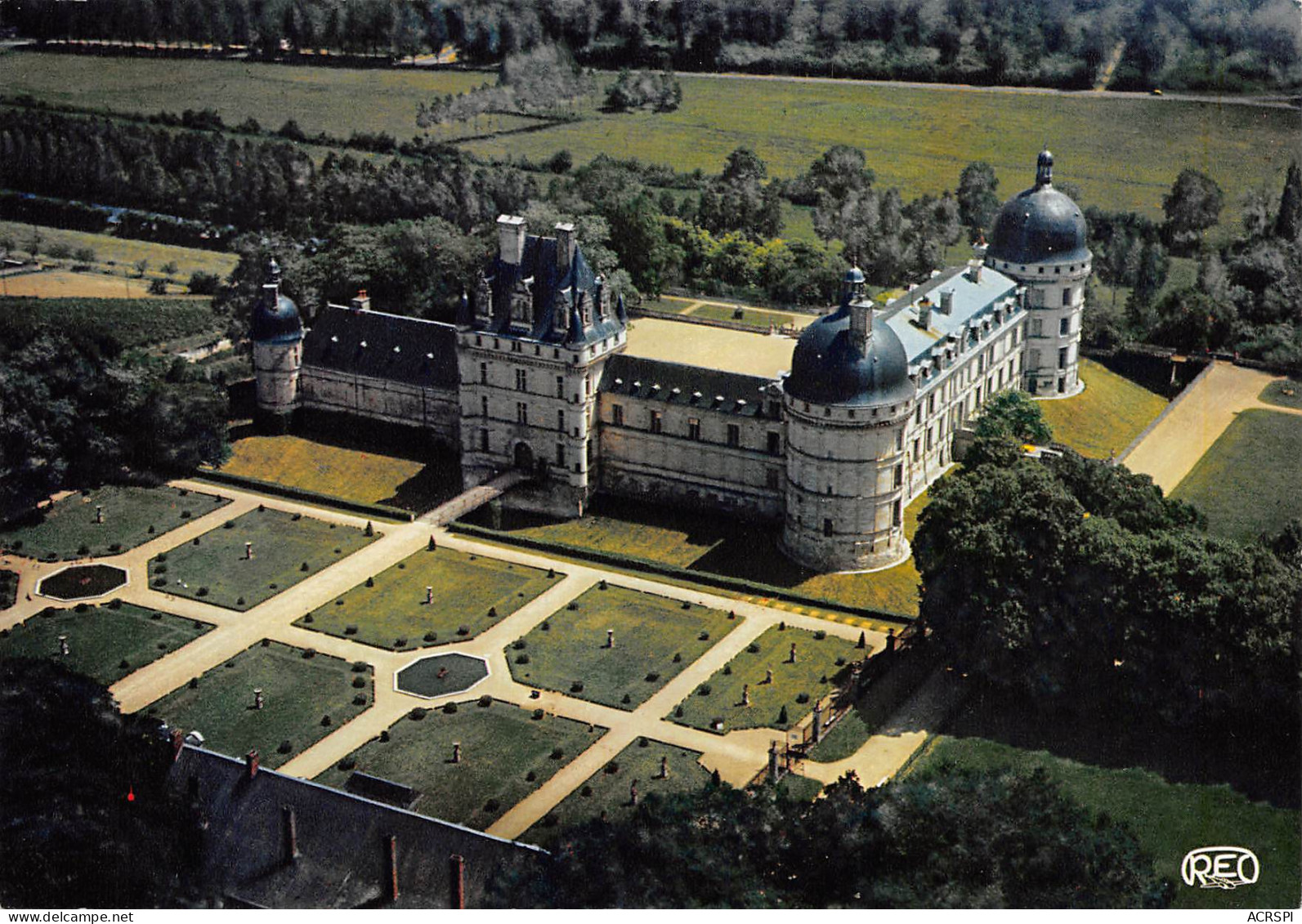 VALENCAY   Le Chateau Et Les Jardins Vue Aerienne  27 (scan Recto Verso)MF2726UND - Other & Unclassified