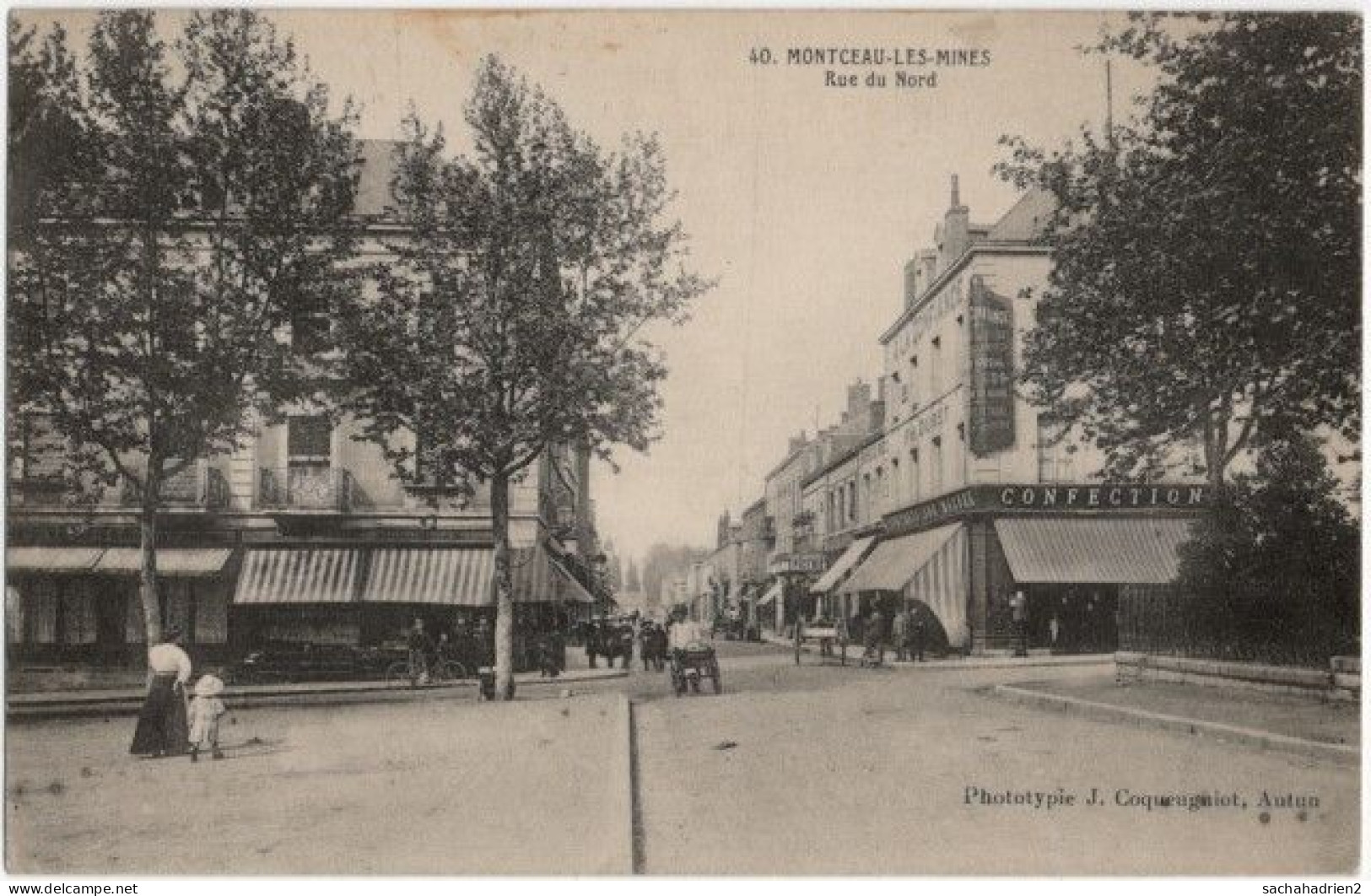 71. MONTCEAU-LES-MINES. Rue Du Nord. 40 - Montceau Les Mines