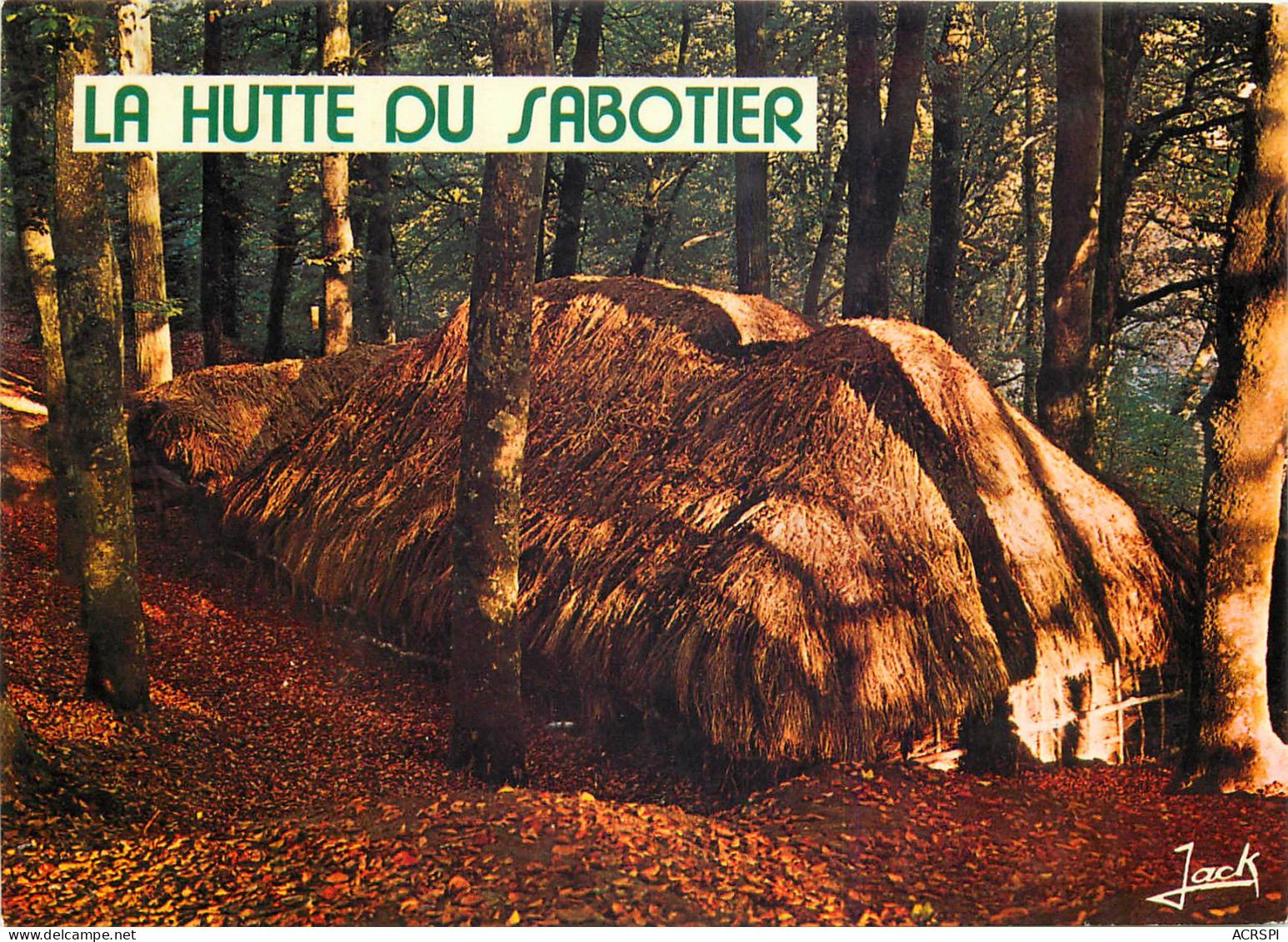HUELGOAT La Hutte Du Sabotier 12(scan Recto Verso)MF2727 - Huelgoat