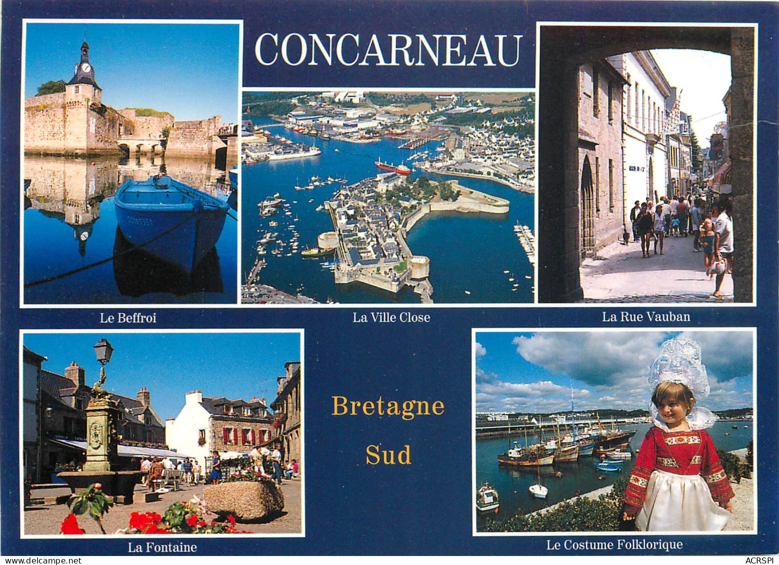 CONCARNEAU La Ville Close 14(scan Recto Verso)MF2728 - Concarneau