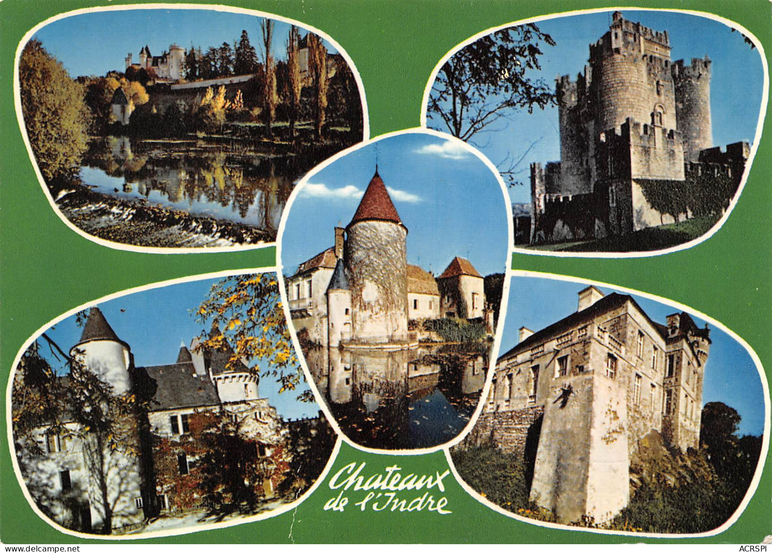 Chateaux Chabenet Romefort Courbat Broutet Bouchet  13 (scan Recto Verso)MF2728BIS - La Chatre