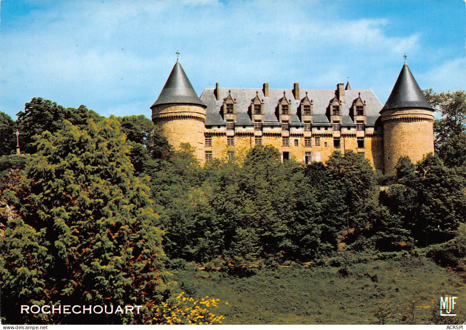 87 ROCHECHOUART  Le Chateau Du XIII XV Siècles  26 (scan Recto Verso)MF2728UND - Rochechouart