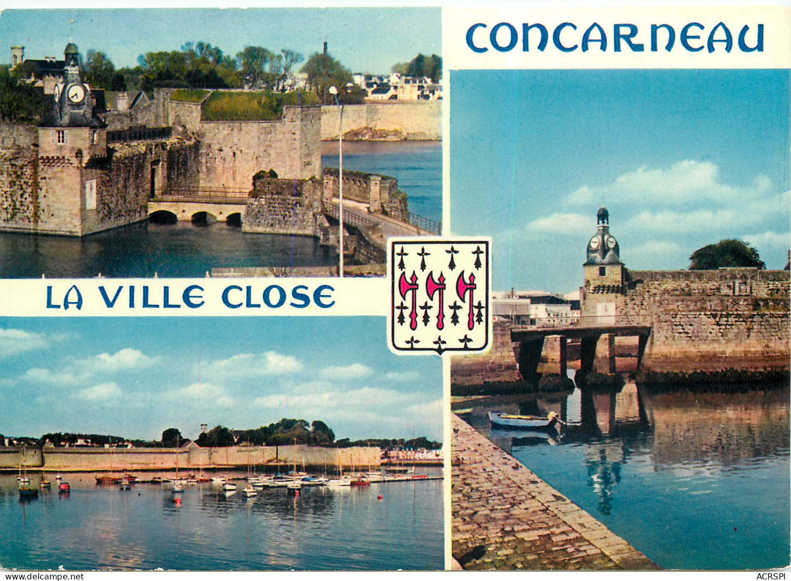 CONCARNEAU La Ville Close Et Ses Remparts 31(scan Recto Verso)MF2729 - Concarneau