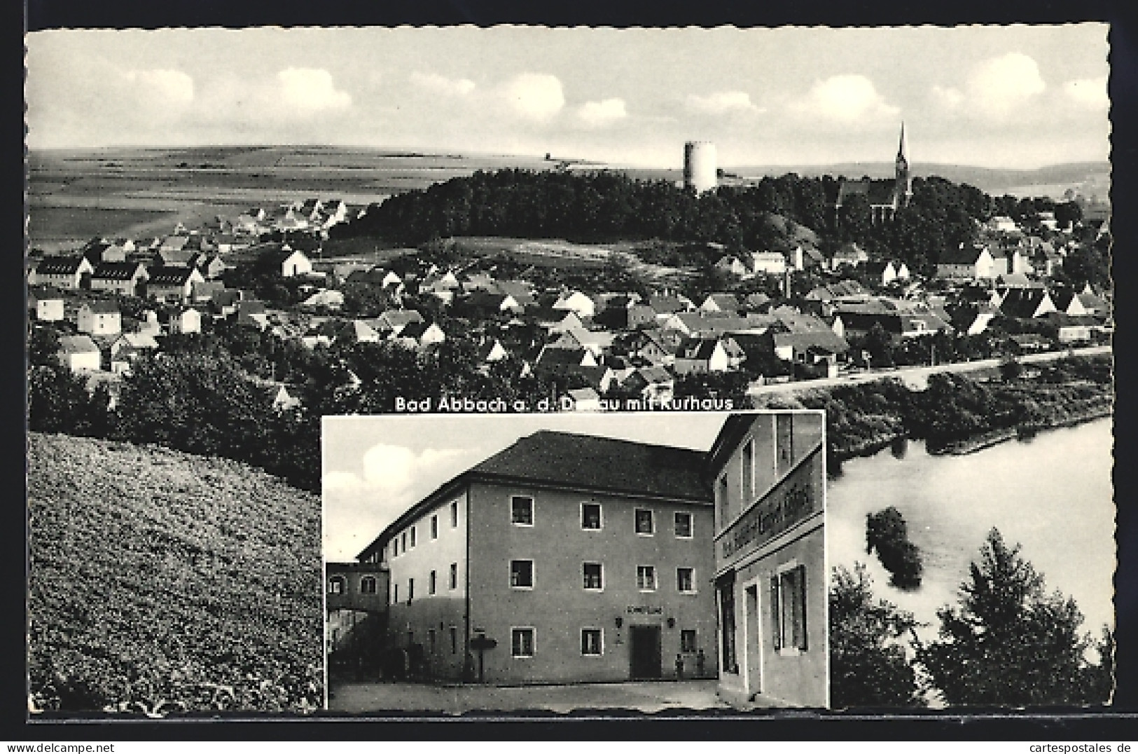 AK Bad Abbach / Donau, Kurhaus Schwefelbad, Totalansicht  - Bad Abbach