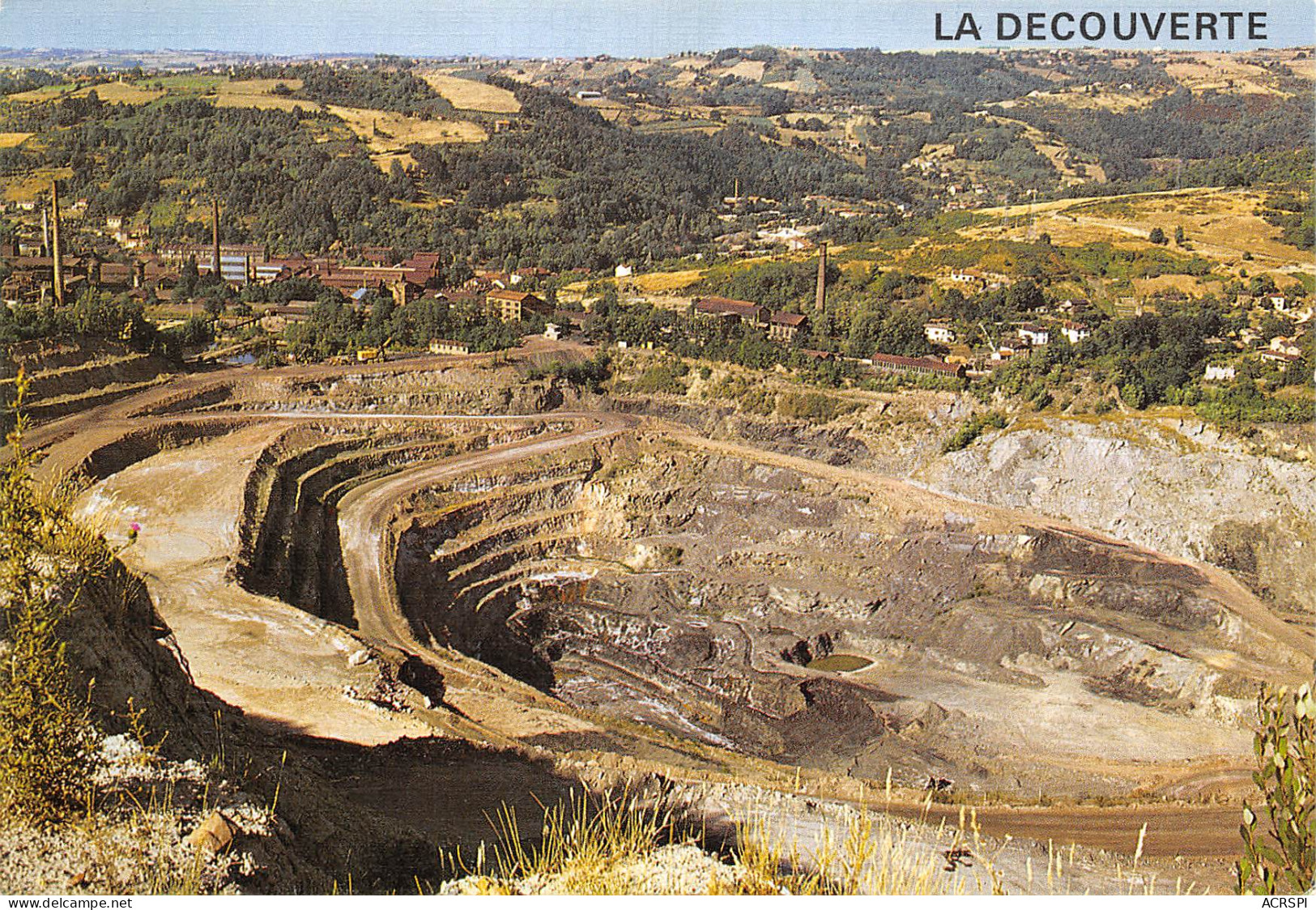 12 DECAZEVILLE  La Découverte Mine De Charbon  à Ciel Ouvert Aveyron Houille  3 (scan Recto Verso)MF2730TER - Decazeville
