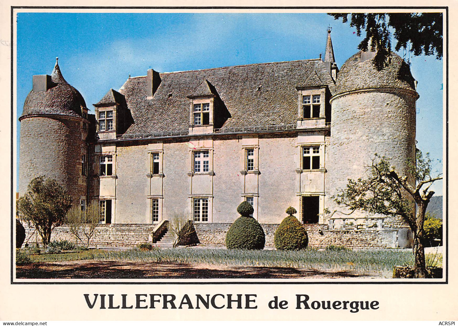 VILLEFRANCHE DE ROUERGUE  Chateau De Graves Entrée Du Chateau  13 (scan Recto Verso)MF2730UND - Villefranche De Rouergue