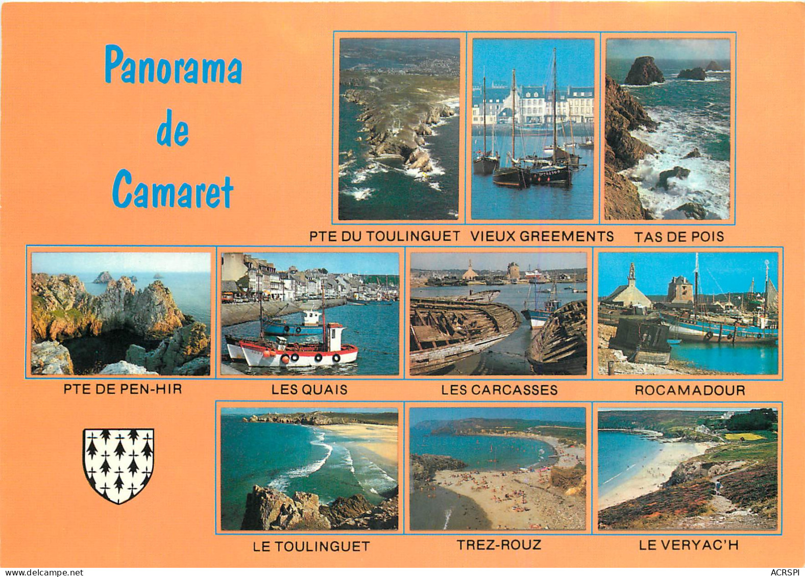 Panorama De CAMARET 12(scan Recto Verso)MF2732 - Camaret-sur-Mer