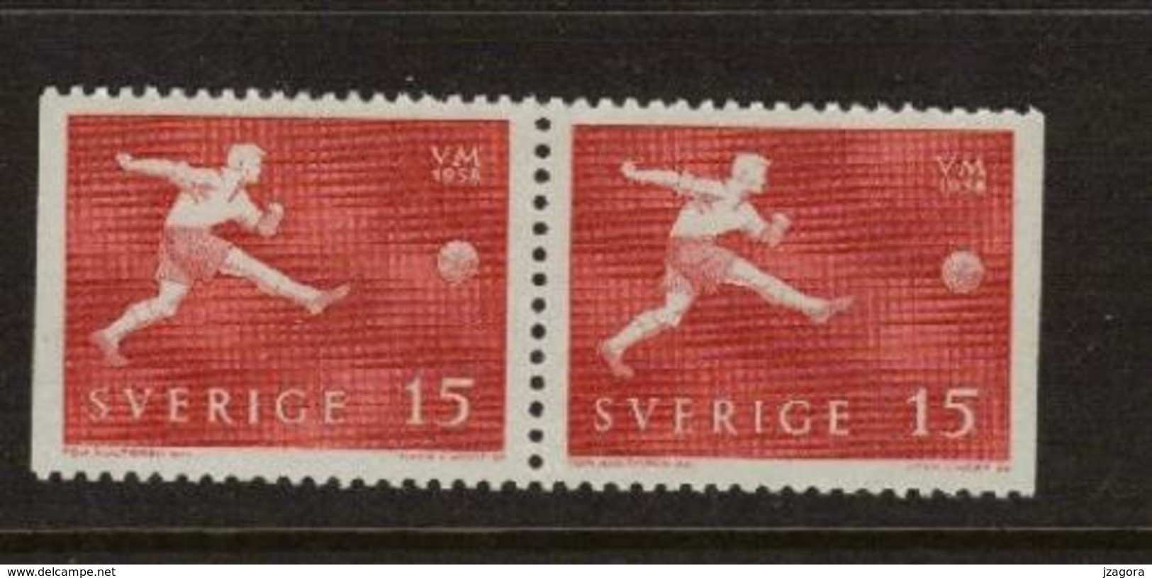 SOCCER FOOTBALL WORLD CHAMPIONSHIP - MUNDIAL 1958 - SWEDEN SCHWEDEN SUEDE MI 438 Dl\Dr MNH - 1958 – Suède