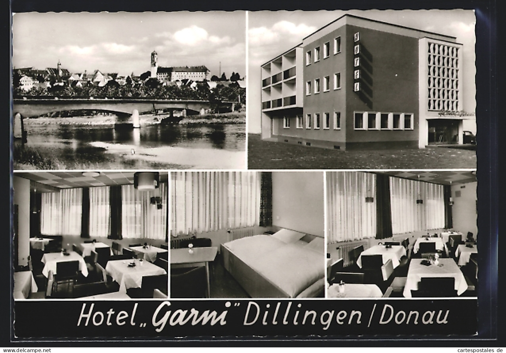 AK Dillingen An Der Donau, Hotel Garni, Donauwörther Strasse 62  - Donauwörth