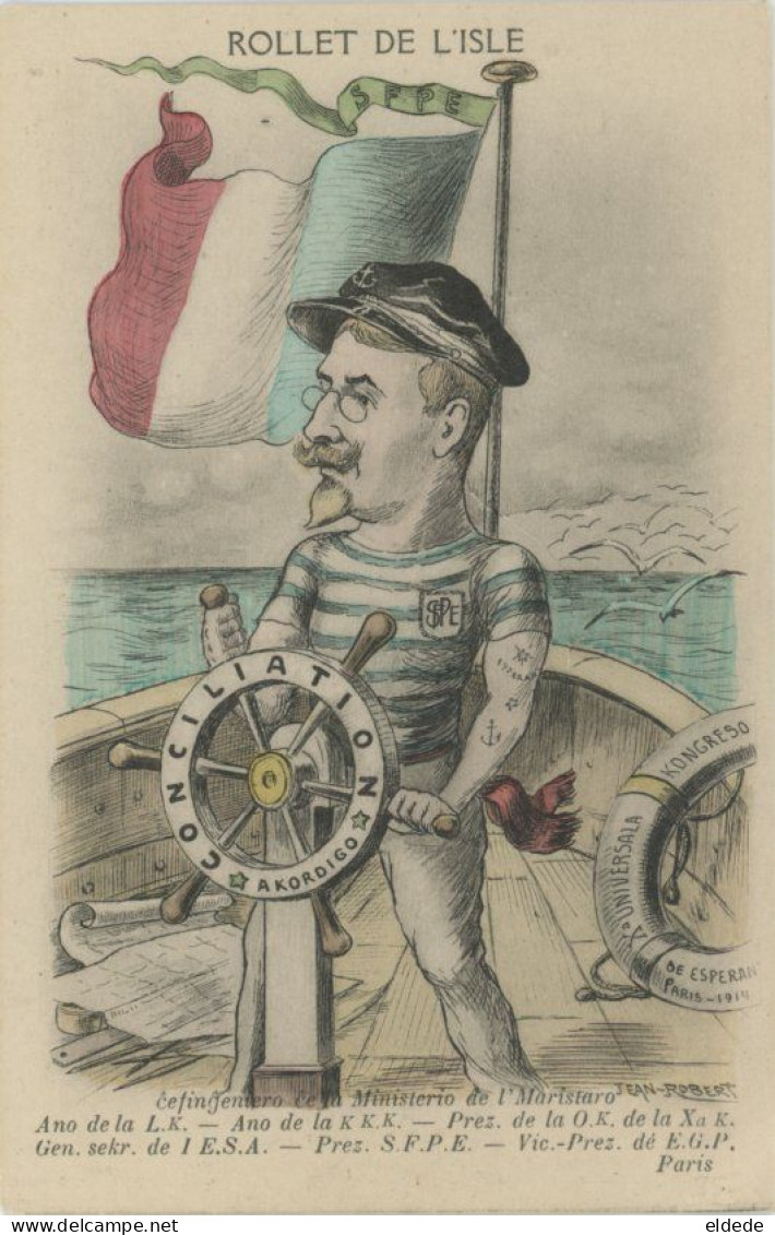 Rollet De L' Isle Marine Campagne Amiral Courbet 1883 Hué Tonkin Esperanto Ecrivain Pacifiste Pacifism Conciliation - Vietnam