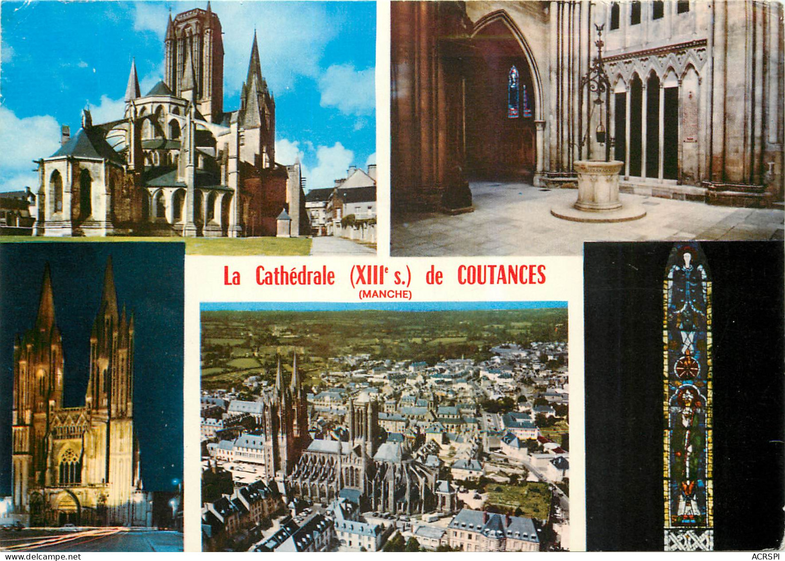 La Cathedrale De COUTANCES  10(scan Recto Verso)MF2733 - Coutances
