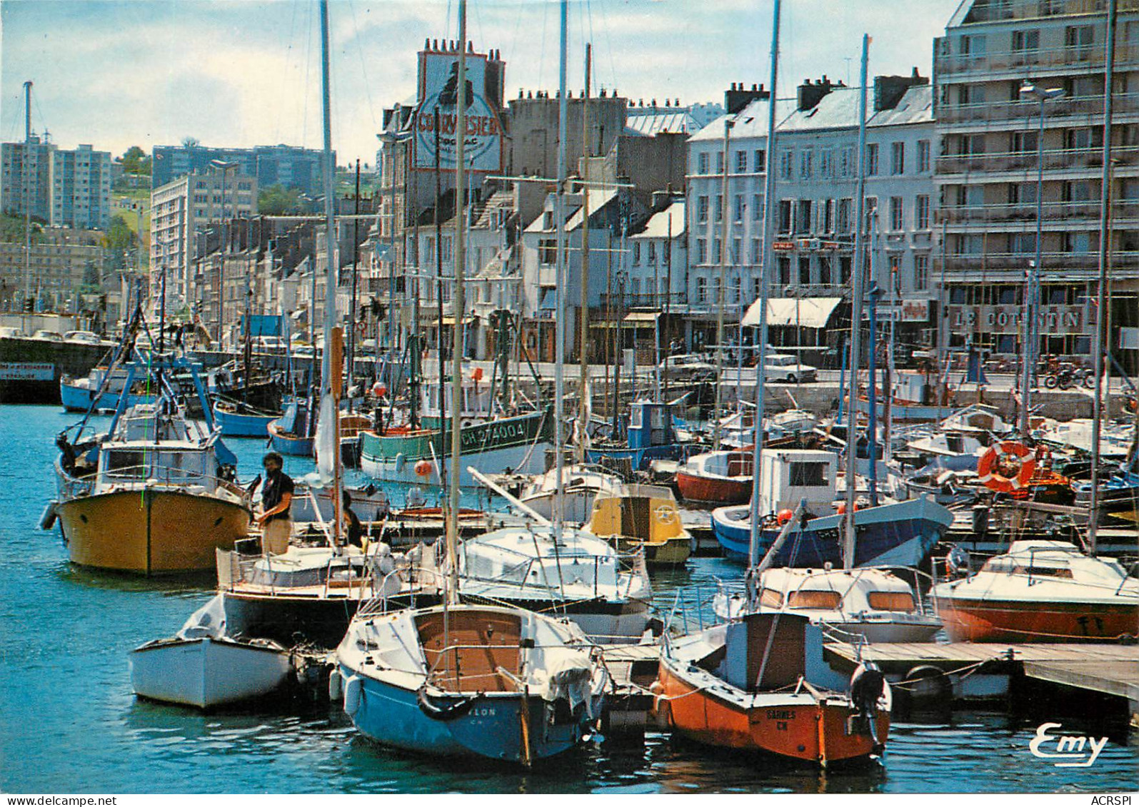 CHERBOURG L Avant Port Et Le Quai De Caligny 17(scan Recto Verso)MF2733 - Cherbourg