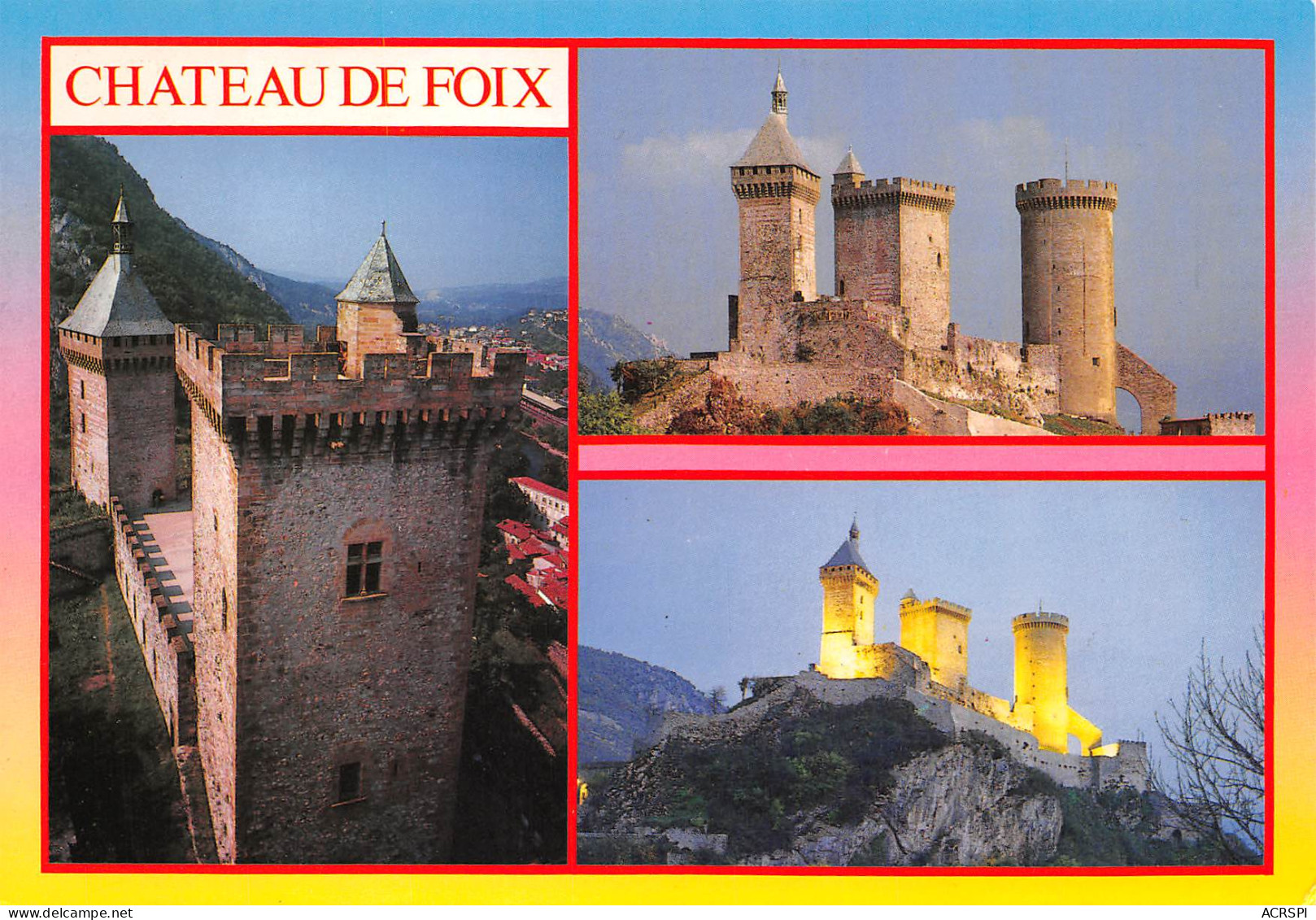 FOIX Le Chateau 09 Ariège  2 (scan Recto Verso)MF2734BIS - Foix