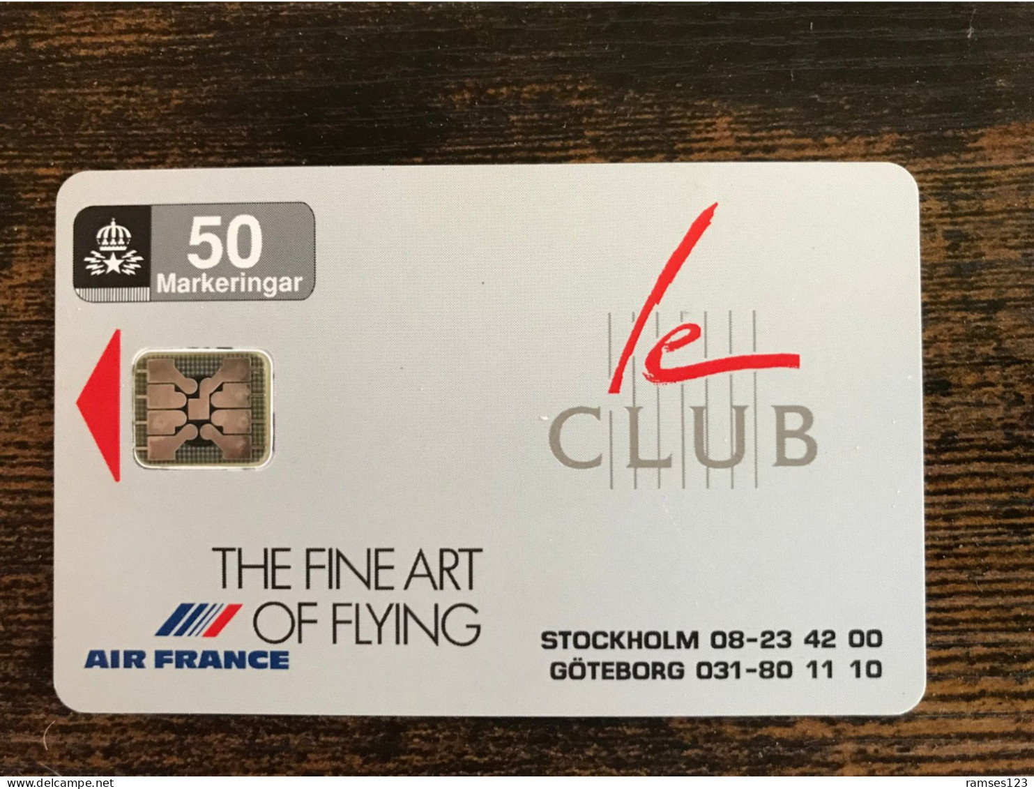 SWEDEN LE CLUB AIR FRANCE   SCHLUMBERGER SC4 - Suède