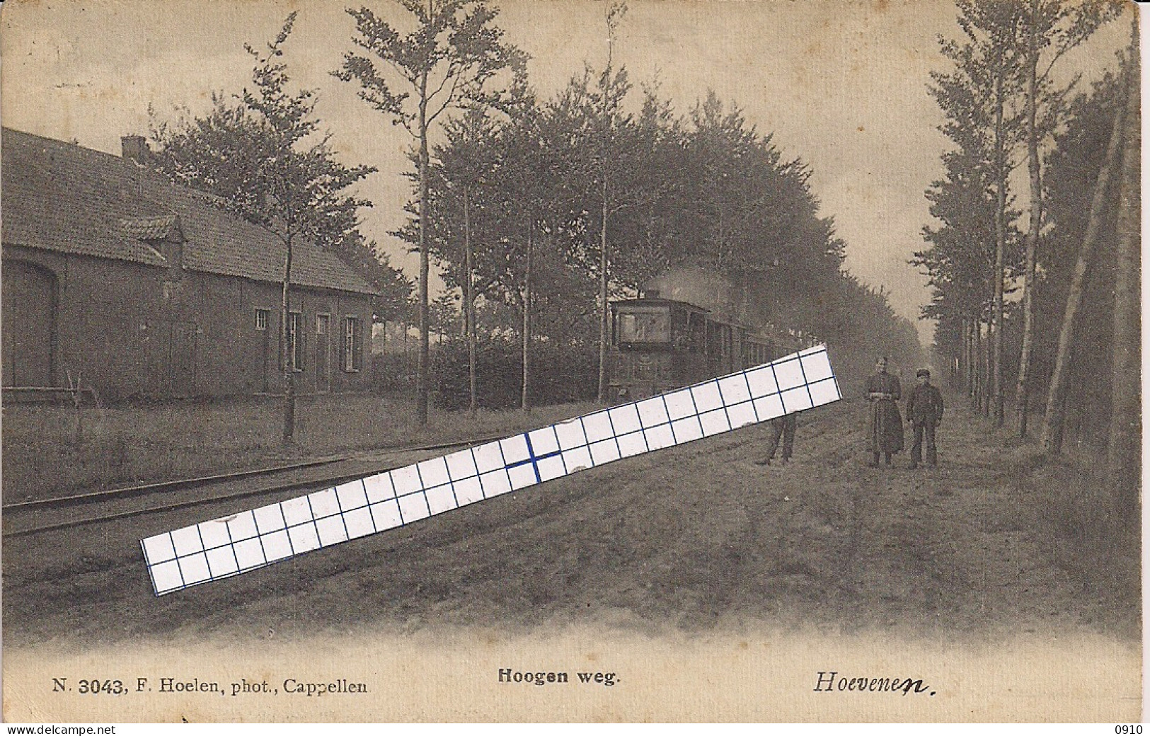 HOEVENEN-STABROEK"HOOGEN WEG MET STOMMTRAM"HOELEN 3043 UITGIFTE 1906 TYPE 4 - Stabroek