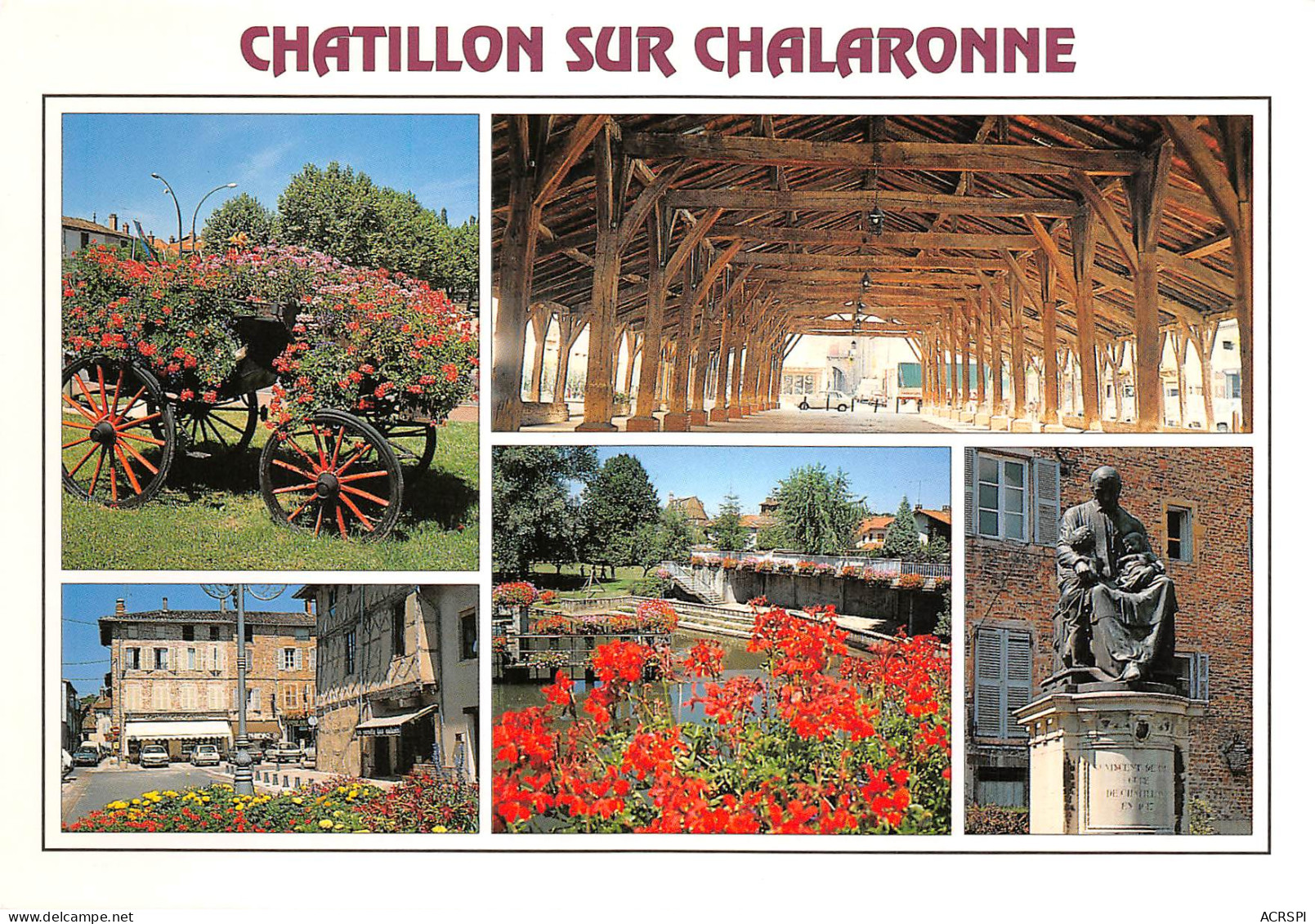 CHATILLON SUR CHALARONNE Multivue   25 (scan Recto Verso)MF2734VIC - Châtillon-sur-Chalaronne