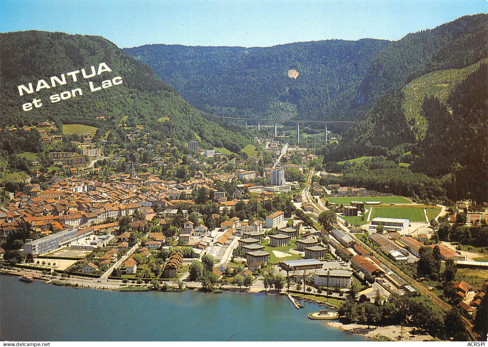 NANTUA Et Son Lac  Vue Aerienne 41 (scan Recto Verso)MF2734VIC - Nantua