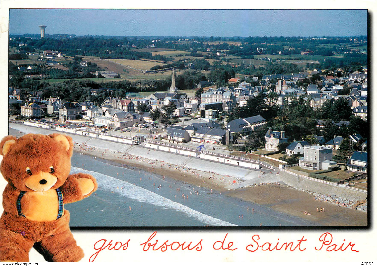 SAINT PAIR SUR MER Le Front De Mer Et La Plage 10(scan Recto Verso)MF2737 - Saint Pair Sur Mer