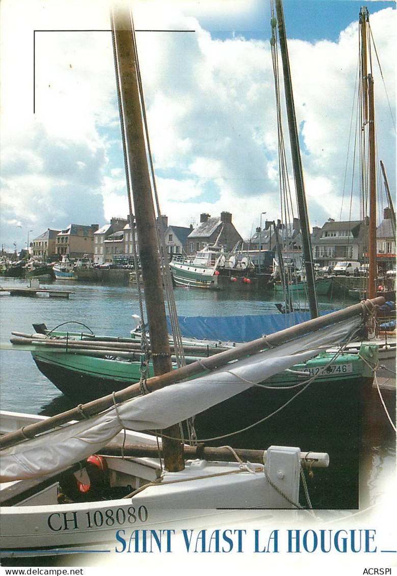 SAINT VAAST LA HOUGUE Le Port 15(scan Recto Verso)MF2737 - Saint Vaast La Hougue
