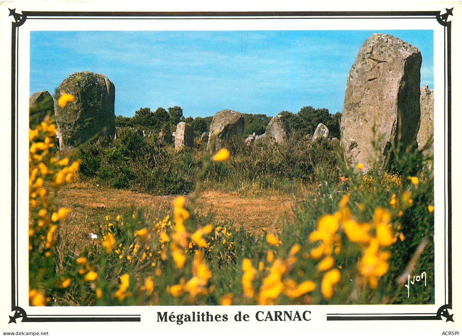 CARNAC Megalithes 12(scan Recto Verso)MF2738 - Carnac