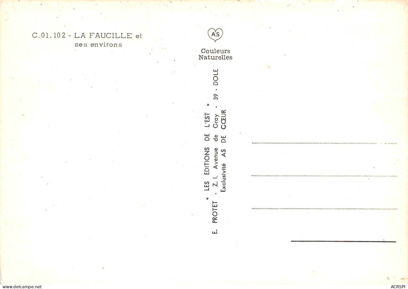 01 AIN  GEX La FAUCILLE Et Ses Environs  40 (scan Recto Verso)MF2738BIS - Gex