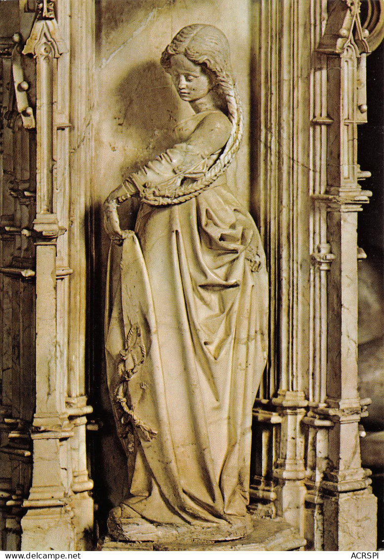 BOURG EN BRESSE  église De BROU  Statuette Du Tombeau De Philibert Le Beau  26 (scan Recto Verso)MF2738UND - Brou - Chiesa