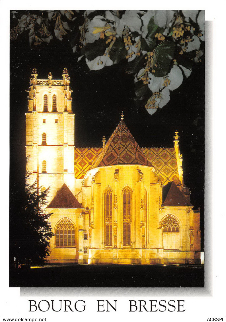 BOURG EN BRESSE  église De BROU La Nuit  45 (scan Recto Verso)MF2738UND - Eglise De Brou