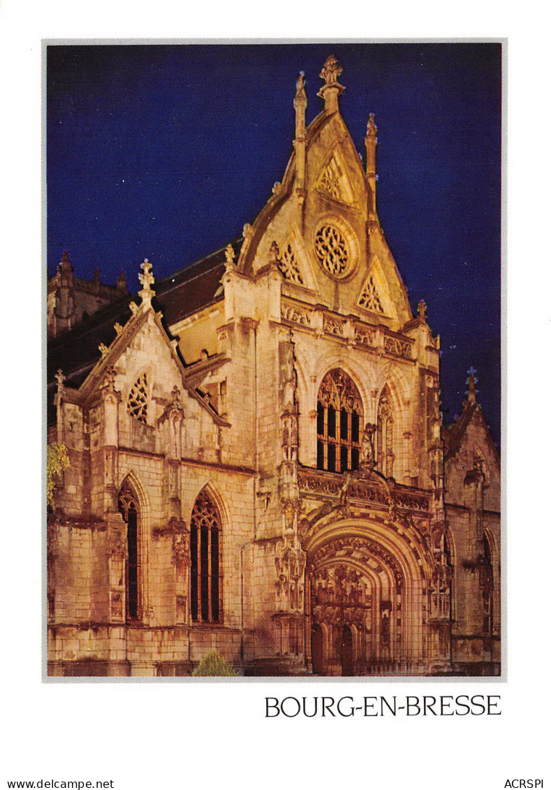 BOURG EN BRESSE  église De BROU  De Nuit 48 (scan Recto Verso)MF2738UND - Eglise De Brou