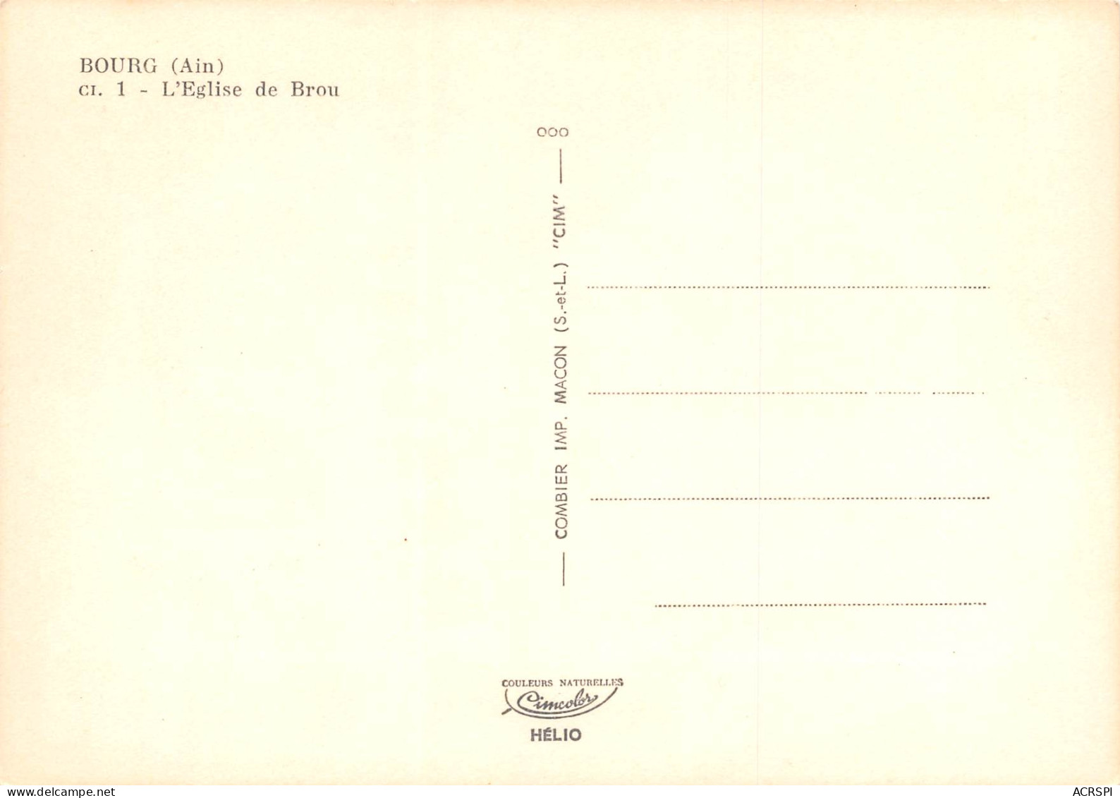 BOURG EN BRESSE  église De BROU Le Cloitre   49 (scan Recto Verso)MF2738UND - Brou - Chiesa
