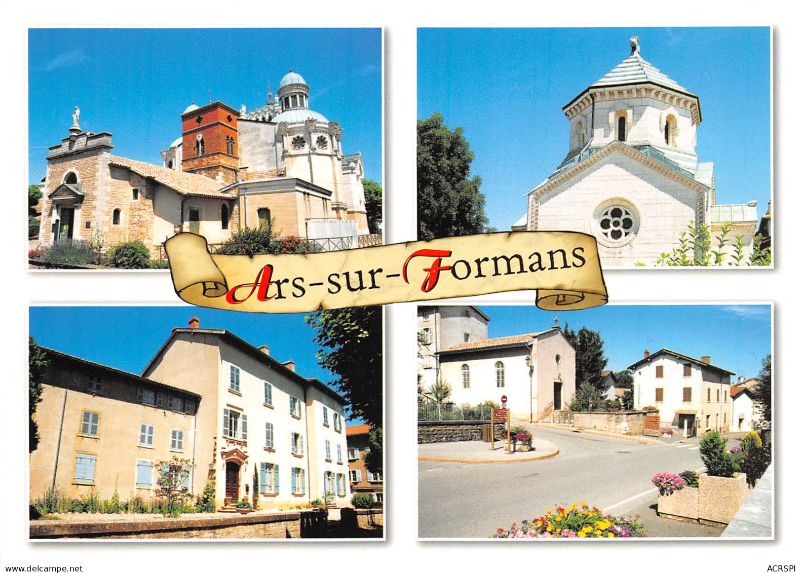 Ars-sur-Formans  JASSANS RIOTTIER Basilique Chapelle Centre Du Village  30 (scan Recto Verso)MF2738VIC - Ars-sur-Formans