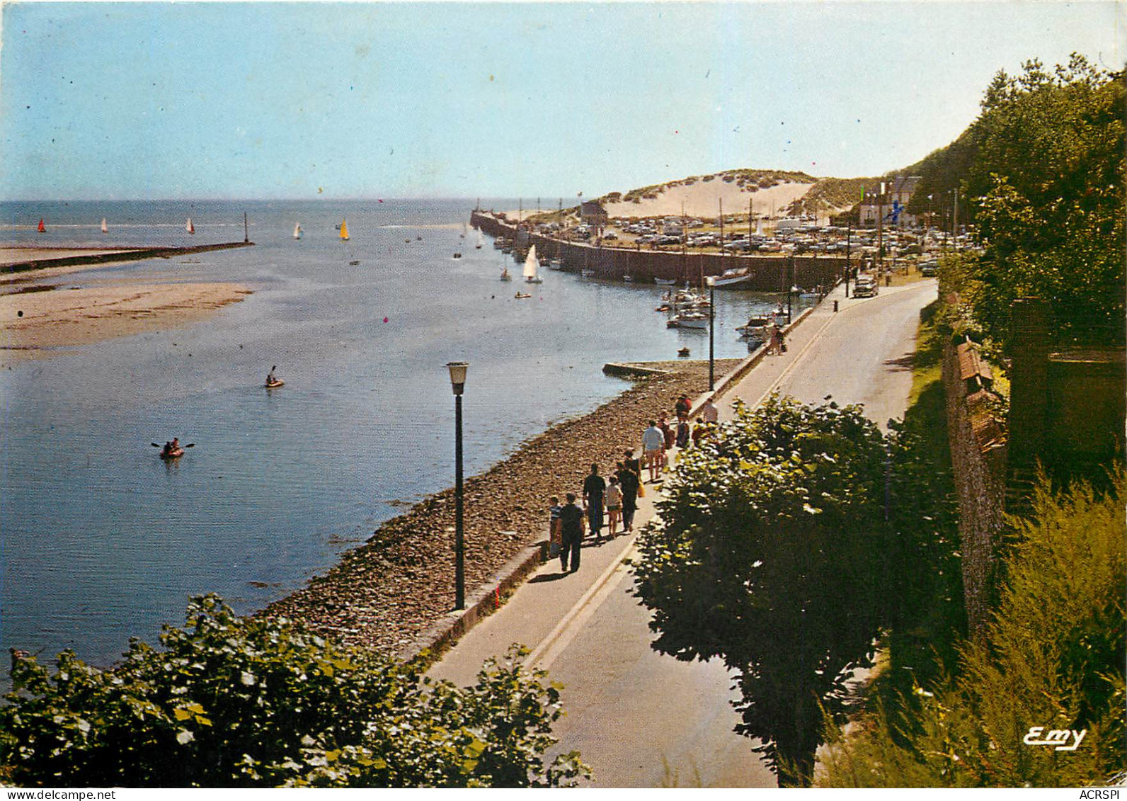 CARTERET Le Port La Promenade Et Les Dunes 1 (scan Recto Verso)MF2739 - Carteret