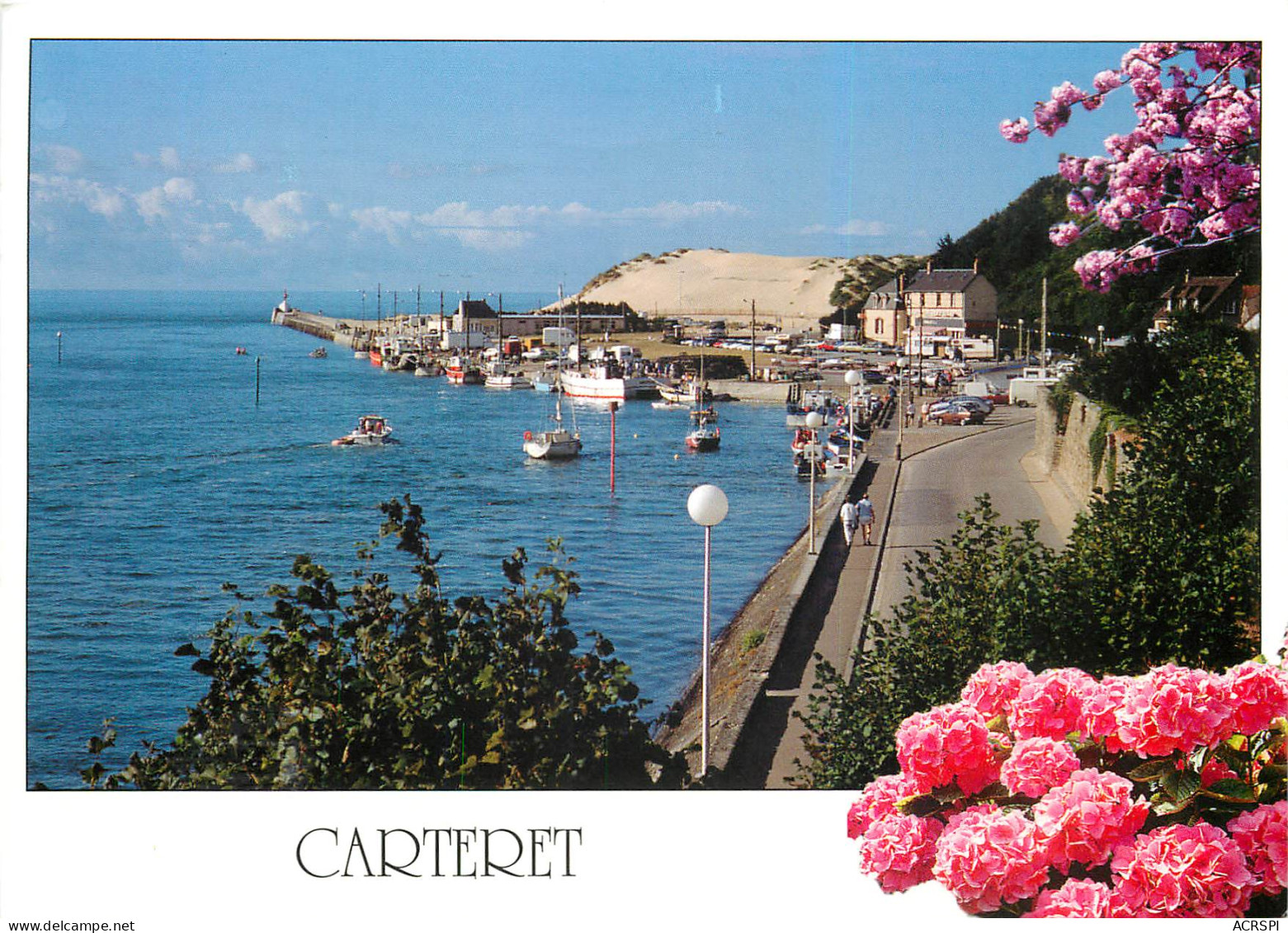 BARNEVILLE CARTERET La Promenade Le Port Et Les Dunes 12(scan Recto Verso)MF2739 - Barneville