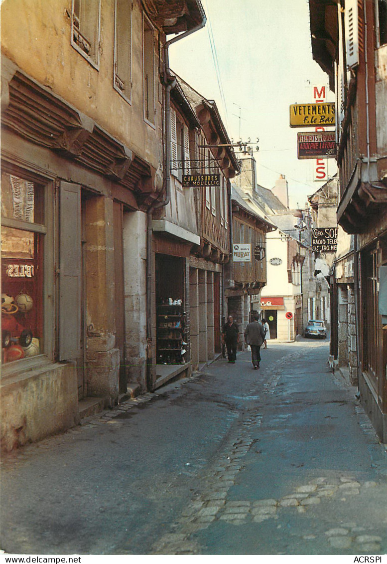 PONTIVY Vieilles Maisons Dans La Rue Du Pont 16(scan Recto Verso)MF2740 - Pontivy