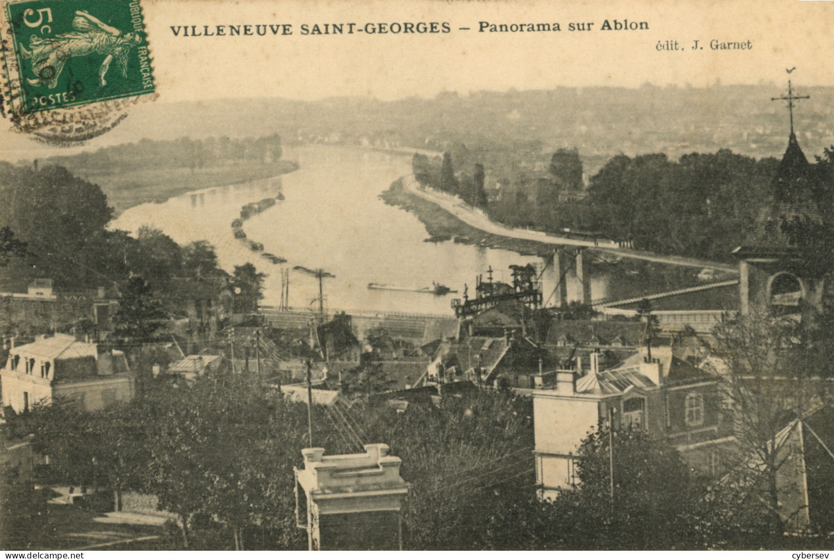 VILLENEUVE-SAINT-GEORGES - Panorama Sur Ablon - Villeneuve Saint Georges