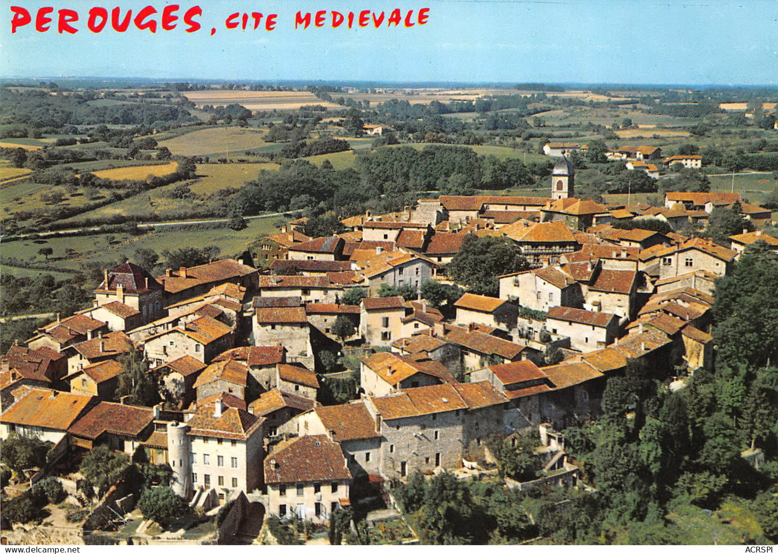 PEROUGES  Vue Générale  30 (scan Recto Verso)MF2740BIS - Pérouges