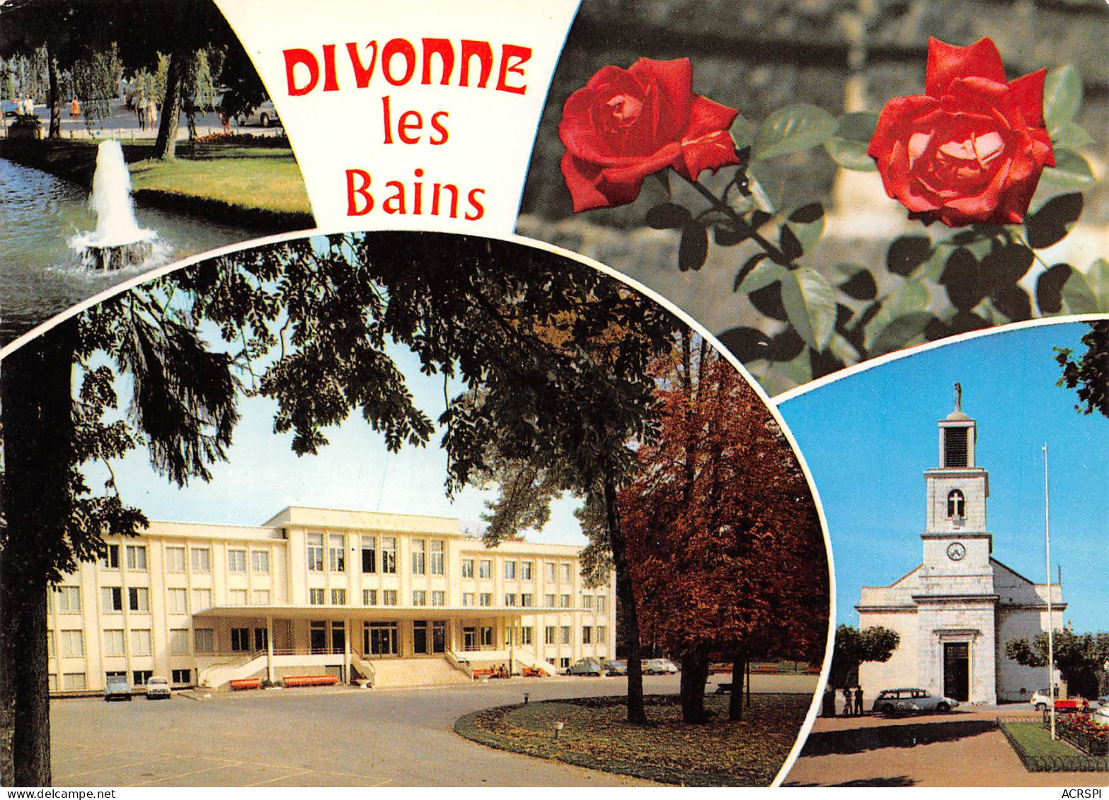 DIVONNE LES BAINS  Multivue  16 (scan Recto Verso)MF2740TER - Divonne Les Bains