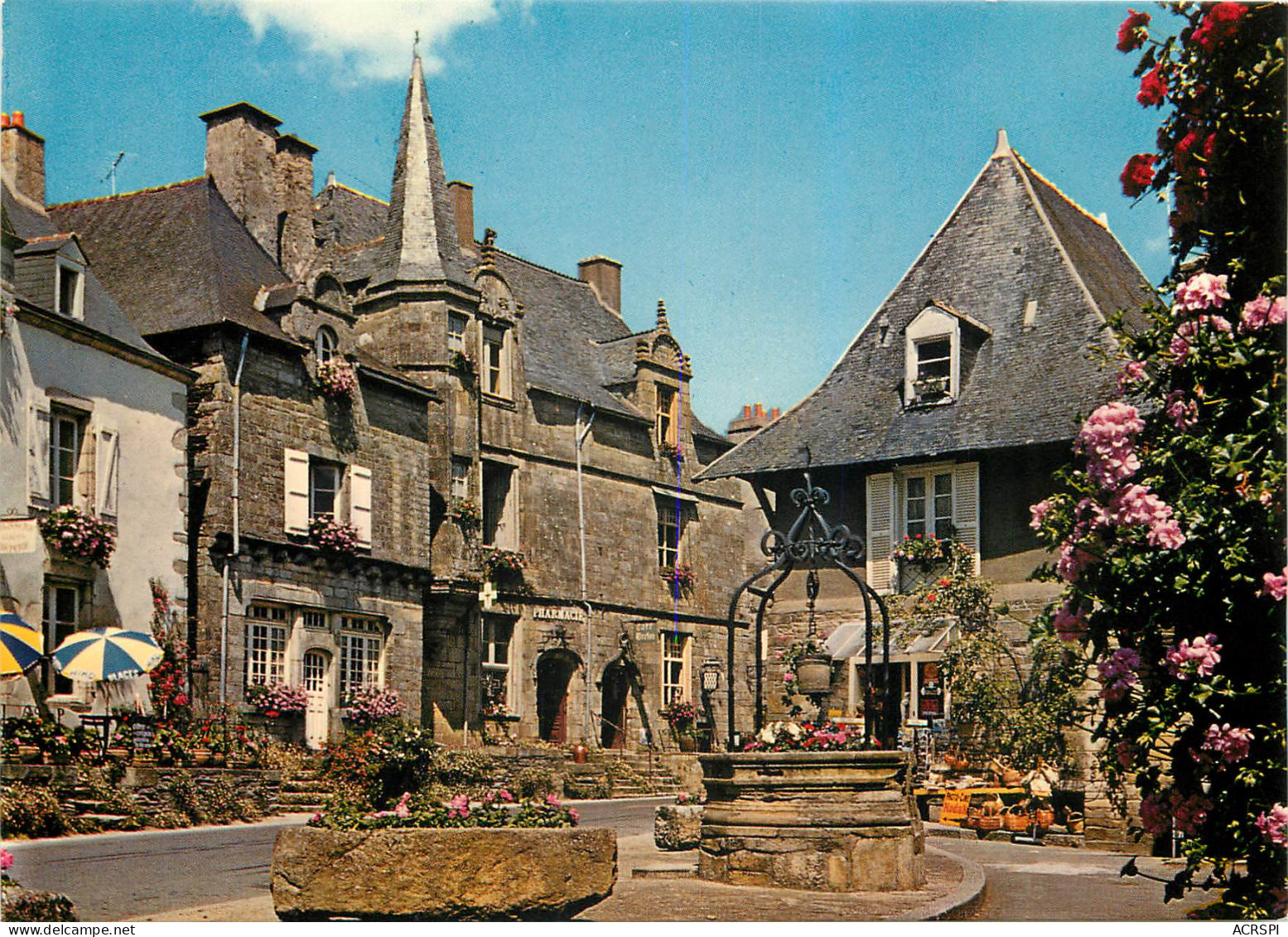 ROCHEFORT EN TERRE Vieilles Maisons De La Place Du Puits 25(scan Recto Verso)MF2741 - Rochefort En Terre