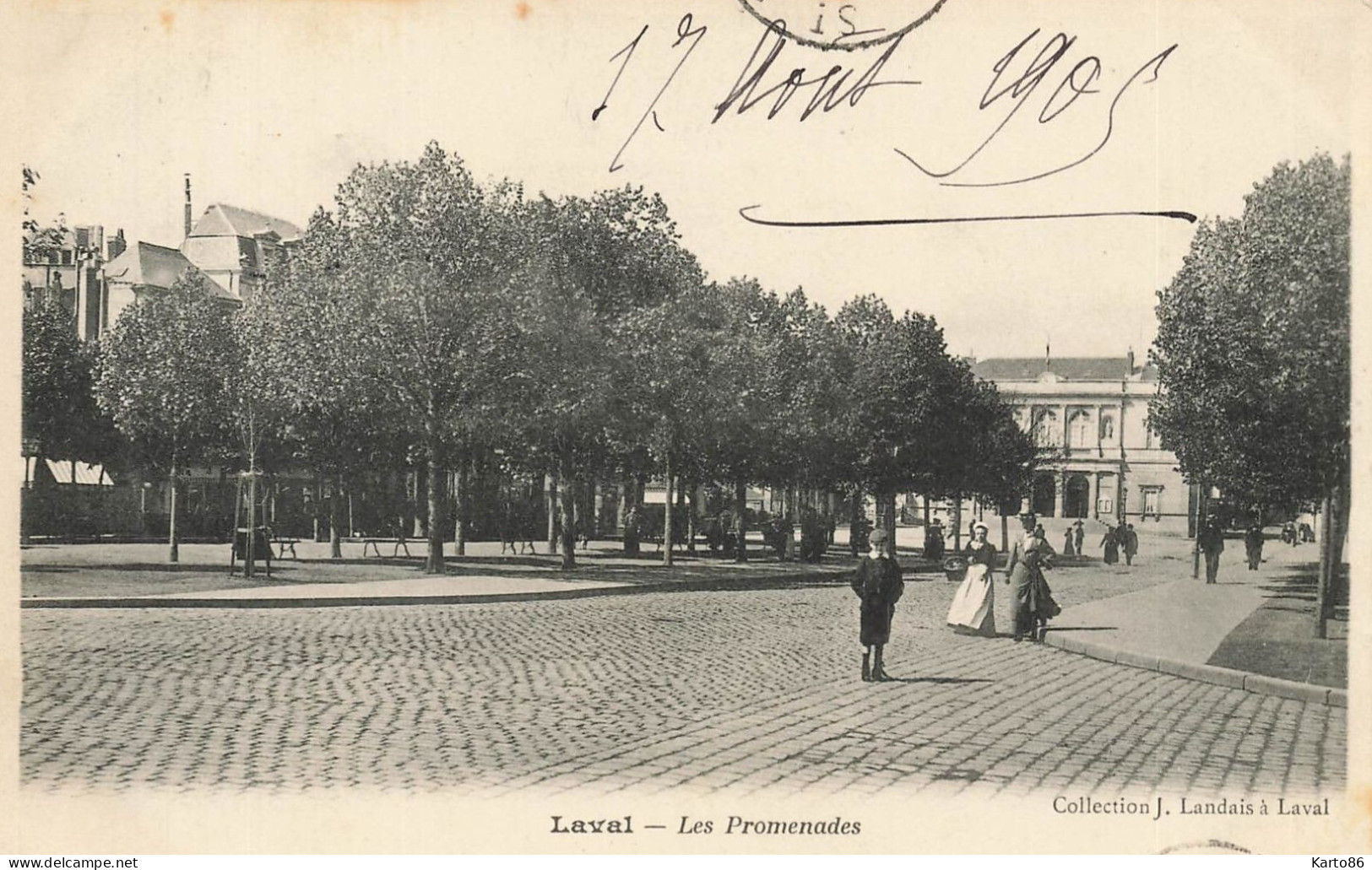 Laval * 1905 * Les Promenades * Place - Laval