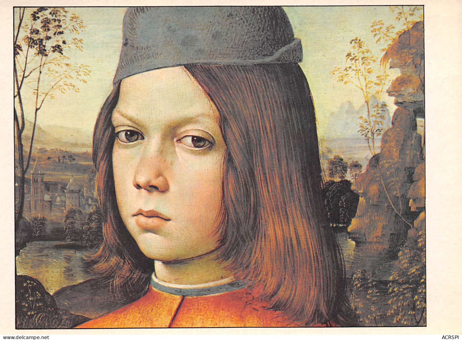 Tableau  PINTURICCHIO  Portrait De Jeune Garcon  41 (scan Recto Verso)MF2742UND - Schilderijen