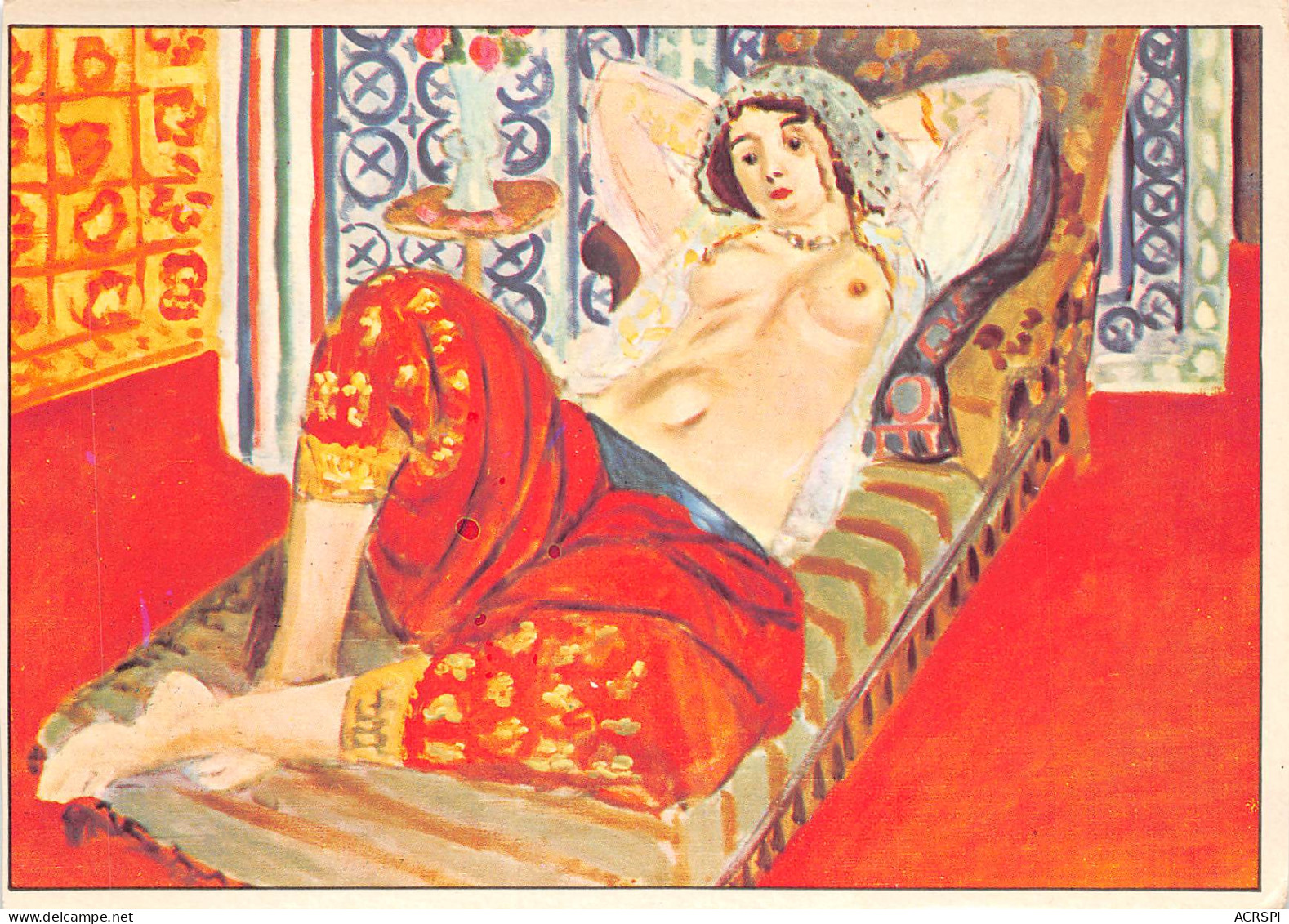 Tableau  MATISSE L'odalisque à La Culotte Rouge  43 (scan Recto Verso)MF2742UND - Peintures & Tableaux