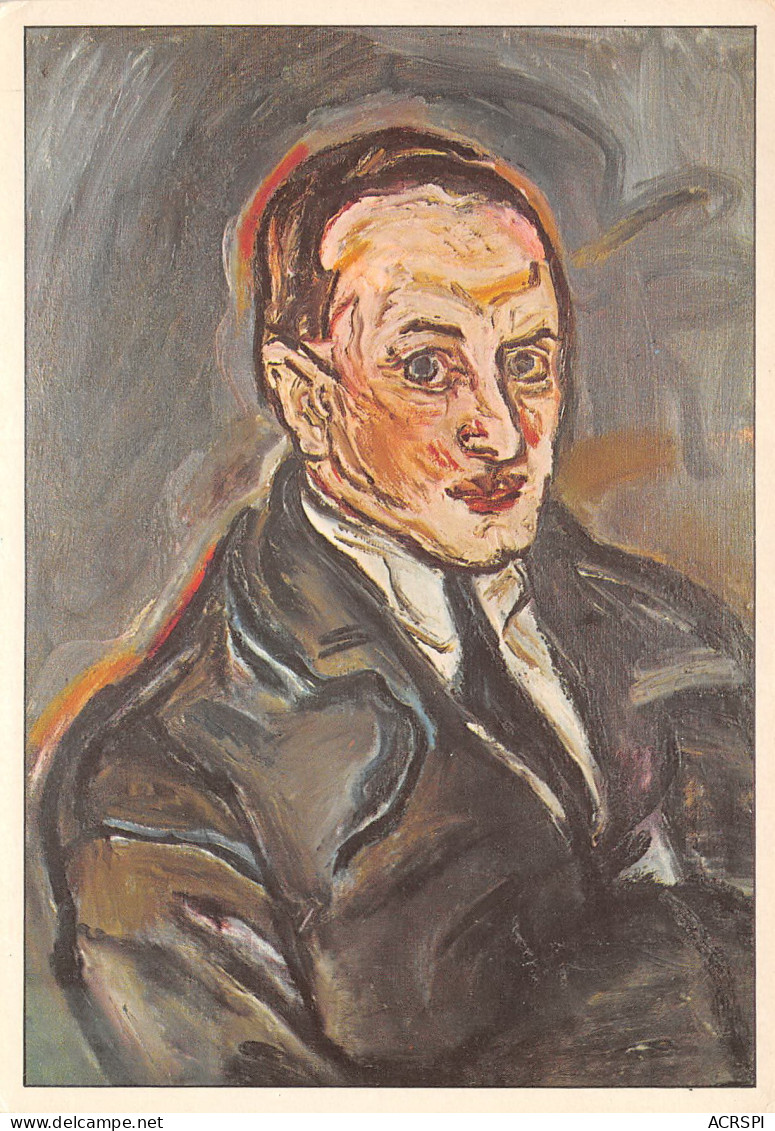 Tableau  KOKOSCHKA Portrait D'homme  42 (scan Recto Verso)MF2742UND - Malerei & Gemälde