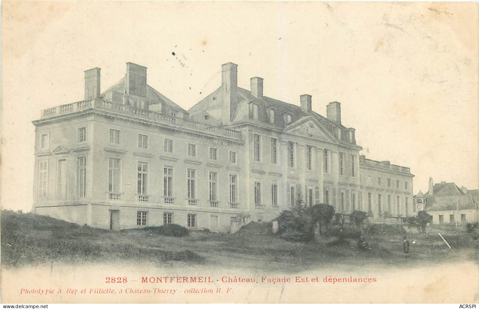 MONTFERMEIL Chateau Facade Est Et Dependance 17(scan Recto Verso)MF2746 - Montfermeil