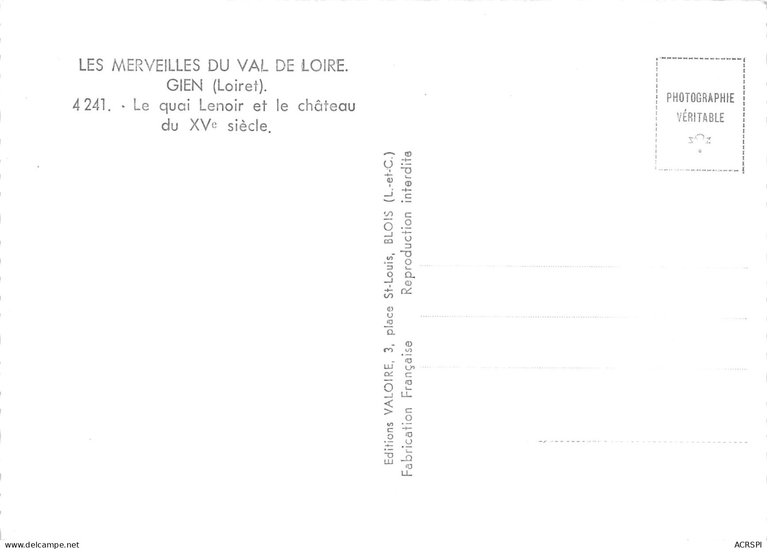 GIEN Le Quai LENOIR  32 (scan Recto Verso)MF2748BIS - Gien