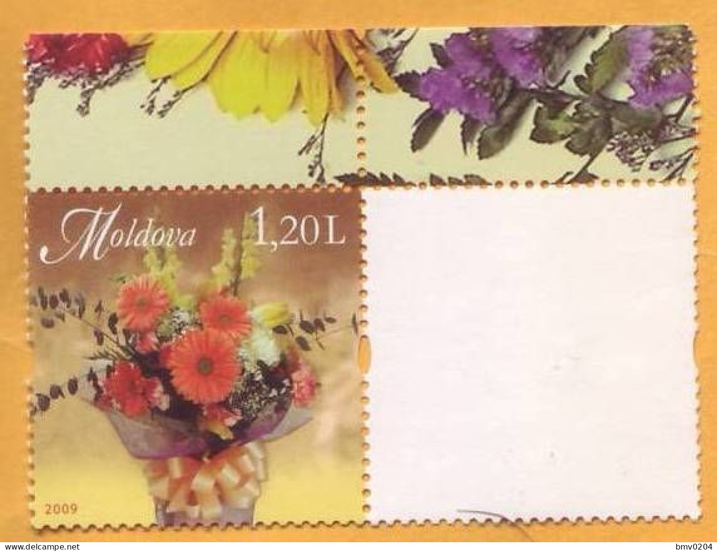 2009 2013 Moldova Personalized Postage Stamps, Issue 1.  SAMPLES. Wildflowers  1v  Mint - Moldawien (Moldau)