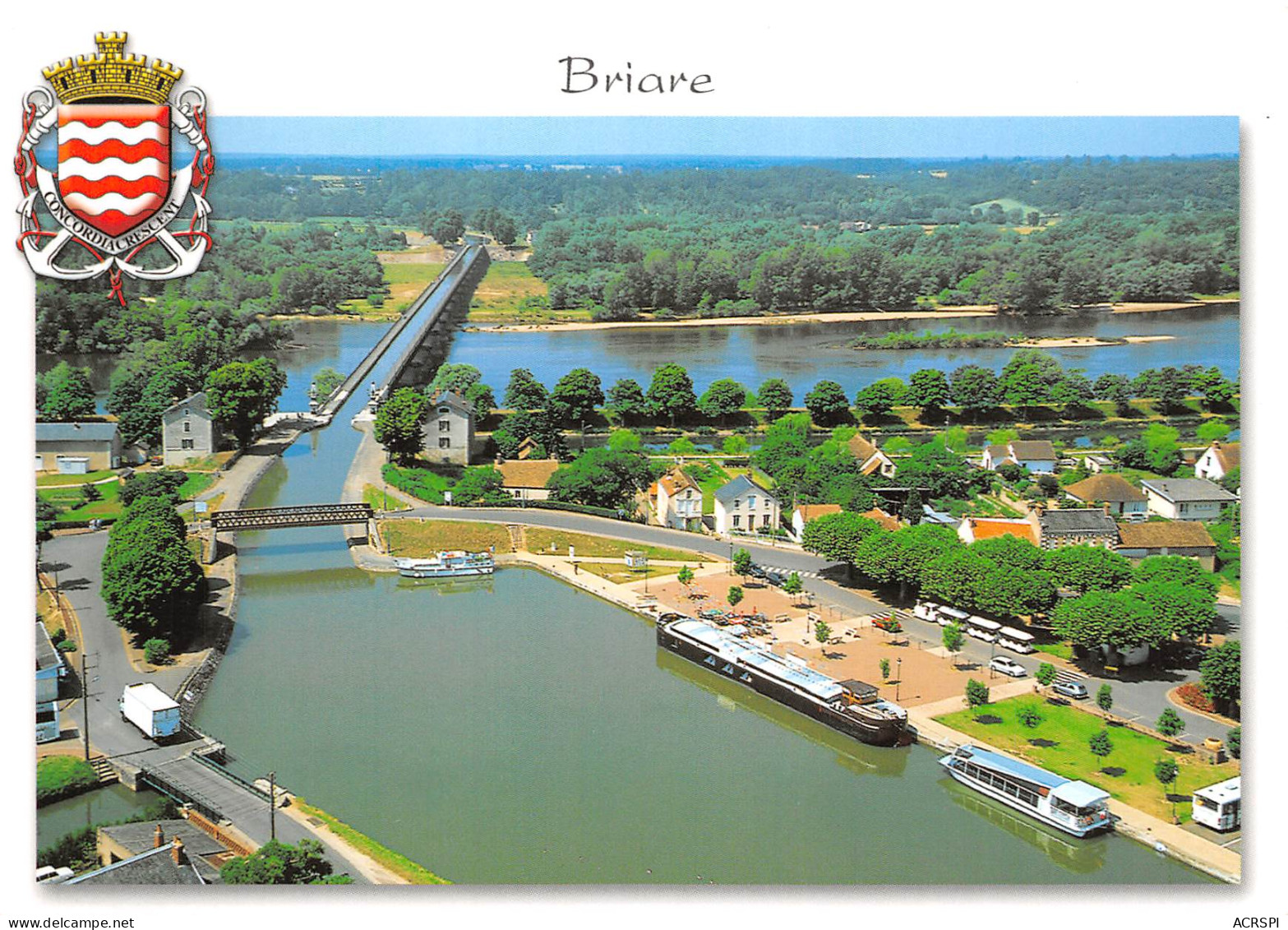 BRIARE Le Pont Canal Sur La Loire  22 (scan Recto Verso)MF2748TER - Briare