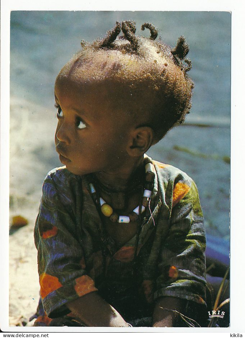 CPSM 10.5 X 15 Carte Envoyée Du Tchad  Afrique En Couleurs  La Joie De Vivre Très Jeune Enfant - Chad